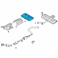 OEM 2019 Hyundai Veloster N Panel-Heat Protector Diagram - 28795-J3100