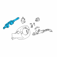 OEM 2017 Nissan Rogue Switch Assy-Combination Diagram - 25560-7FR9D