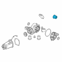 OEM 2012 GMC Terrain Differential Assembly Rear Bushing Diagram - 20914916