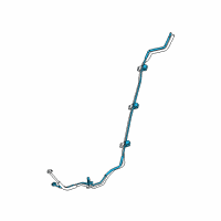 OEM 2014 Lincoln MKT Liquid Line Diagram - DA8Z-19835-B