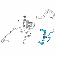 OEM 2019 Ram 2500 Hose-Radiator Outlet Diagram - 68359796AF