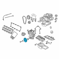 OEM 2008 Jeep Commander DAMPER-CRANKSHAFT Diagram - 4792815AB