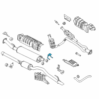 OEM 2019 Ford Transit-350 HD Rear Bracket Diagram - CK4Z-5A204-B
