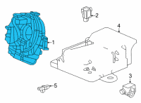 OEM Acura MDX Reel Assembly, Cable Diagram - 77900-TGV-D72