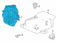 OEM 2022 Acura MDX Reel Assembly, Cable Diagram - 77900-TGV-D72