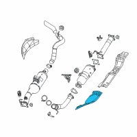 OEM 2017 Ram 3500 Shield-Exhaust Diagram - 68065530AD