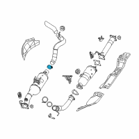 OEM 2019 Ram 2500 Clamp-Exhaust Diagram - 52122212AA