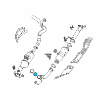 OEM 2014 Ram 2500 Gasket-Exhaust Pipe Diagram - 68071676AA