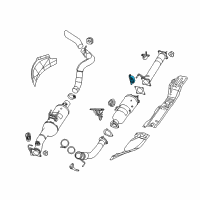 OEM 2015 Ram 3500 Hanger-Exhaust Diagram - 68141627AB