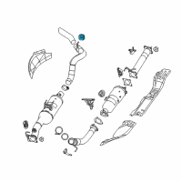 OEM 2017 Ram 3500 INSULATOR-Exhaust Support Diagram - 68270587AA