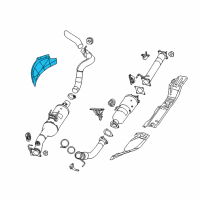 OEM 2016 Ram 3500 SHIELD-HEAT Diagram - 68332776AB