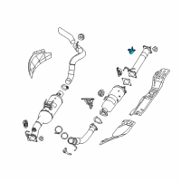 OEM 2013 Ram 3500 Bracket-Exhaust Diagram - 68225229AB