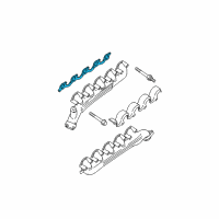 OEM 1995 Dodge Ram 3500 Gasket-Exhaust Manifold Diagram - 53006920