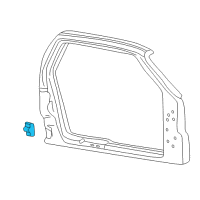 OEM 1998 Ford F-150 Door Moldings Diagram - F75Z1529314APTM