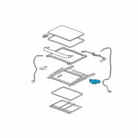 OEM 2008 Chevrolet Impala Motor Diagram - 15862418