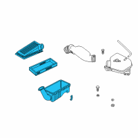 OEM 1998 Jeep Wrangler AIRCLEANR Diagram - 53013650AA