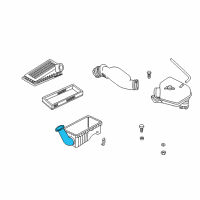 OEM 2004 Jeep Wrangler Cover-Air Cleaner Diagram - 4797782