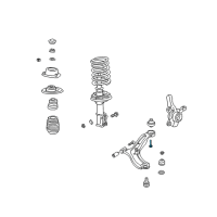 OEM Hyundai Accent Bolt Diagram - 54547-25000