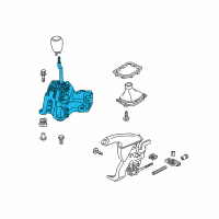 OEM Acura Lever Sub-Assembly, Change Diagram - 54100-TK5-A01