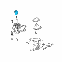 OEM Knob, Change Lever (Graphite Black) Diagram - 54102-TK5-A01ZA