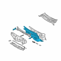 OEM 2007 Toyota Sienna Dash Panel Diagram - 55101-08020