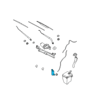 OEM 2014 Kia Forte5 Motor & Pump Assembly-Windshield Washer Diagram - 985102J500