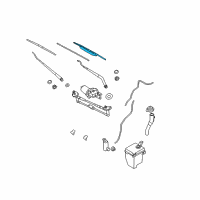 OEM 2007 Hyundai Accent WIPER Blade 22 Diagram - 99H09-AKA22-C
