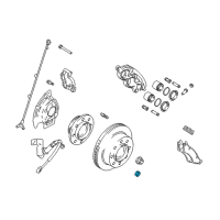 OEM 2001 Dodge Ram 2500 Nut-Hexagon Diagram - 4746899AB