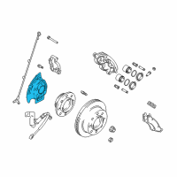 OEM Dodge Ram 2500 Shield-Splash Diagram - 52010214AC