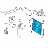 OEM 2010 Toyota 4Runner Condenser Diagram - 88460-60440