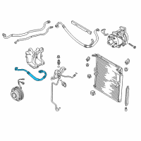 OEM 2010 Toyota 4Runner Discharge Hose Diagram - 88703-60250