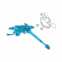 OEM Honda Pilot Column Assembly, Steering Diagram - 53200-SZA-A01