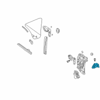 OEM 2013 Ford Mustang Seal Diagram - 4R3Z-7624442-AB