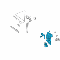 OEM 2009 Ford Mustang Regulator Assembly Diagram - 8R3Z-7630306-AA