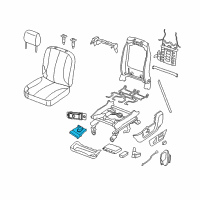 OEM Dodge Ram 1500 Switch-Power Seat Diagram - 56040636AC