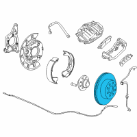 OEM GMC Sierra 3500 HD Rotor Diagram - 25807301