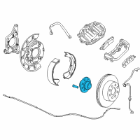 OEM 2015 Chevrolet Silverado 2500 HD Hub Diagram - 20945052