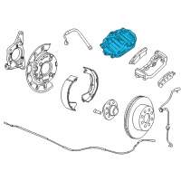 OEM 2014 GMC Sierra 2500 HD Caliper Diagram - 23405762