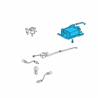 OEM 2009 Toyota RAV4 Vapor Canister Diagram - 77740-0R010