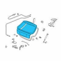 OEM Honda Civic Tailgate Comp Diagram - 68100-S03-306ZZ