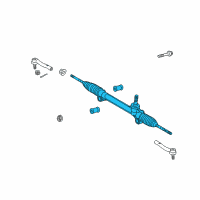 OEM 2015 Toyota Venza Gear Assembly Diagram - 45510-0T011