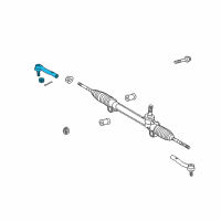 OEM 2013 Toyota Highlander Outer Tie Rod Diagram - 45470-09020