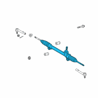 OEM Lexus RX350 Boot Set, Steering Rack Diagram - 45535-09490