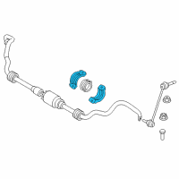 OEM 2013 BMW X6 Stabilizer Support Diagram - 37-11-6-859-512