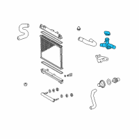 OEM Toyota Filler Neck Diagram - 16502-21080