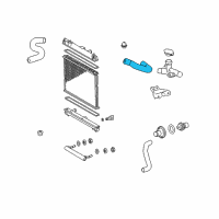 OEM 2015 Toyota Yaris Inner Hose Diagram - 16571-21120