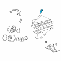 OEM 2016 Chevrolet Camaro Air Mass Sensor Diagram - 23262344