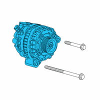 OEM 2018 Chevrolet Suburban 3500 HD Alternator Diagram - 84143542