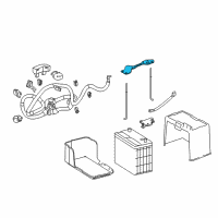 OEM 2013 Honda Accord Plate Battery Set Diagram - 31512-T2A-A00