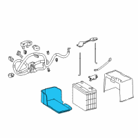 OEM Honda Accord Box Battery (55B) Diagram - 31521-T2A-A00